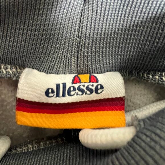 Ellesse Joggers Sweatpants XL Womens Gray Track Pants Fleece Pull On Athleisure - Picture 10 of 13